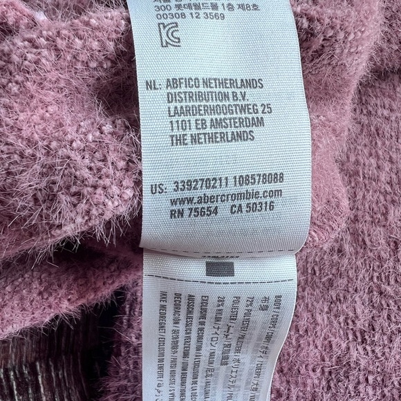 Hollister Quarter Button-Up Cropped Long Sleeve Super-Soft Sweater XS - Picture 7 of 8